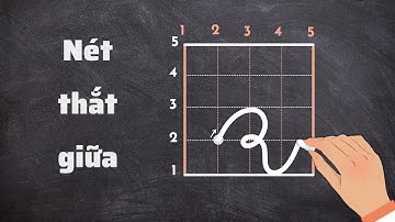 Tập viết lớp 1 - Nét thắt giữa