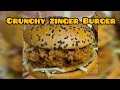Crunchy zinger burger  recipe | best zinger burger recipe