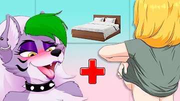 Roxanne Wolf + Vanessa + Bed = SEX? [FNAF Anime Animation part 27]