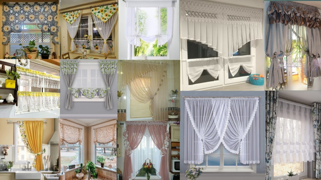 Super stylish kitchen curtain design ideas Kitchen decoration ideas