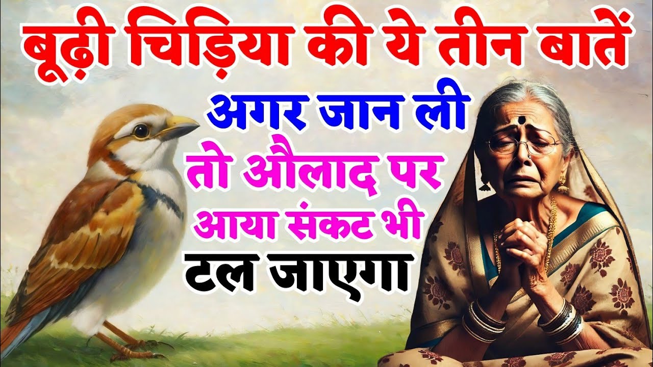 बूढ़ी चिड़िया की सीख: ये 3 बातें जान लीं तो औलाद पर आने वाली हर विपत्ति टल सकती है! 