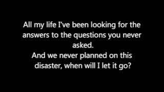 This Disaster Lyrics (By New Found Glory)