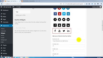 How to use JB Social Icons Widget Video Tutorial