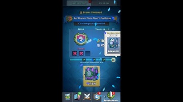 Clash Royale - 2v2 Double Elixir Draft Challenge 9 wins