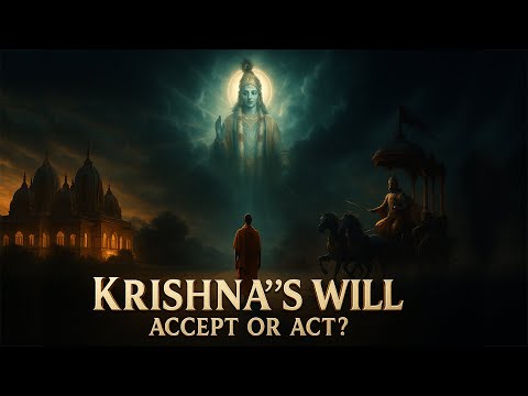 Krishna's Will, Accept or Act?