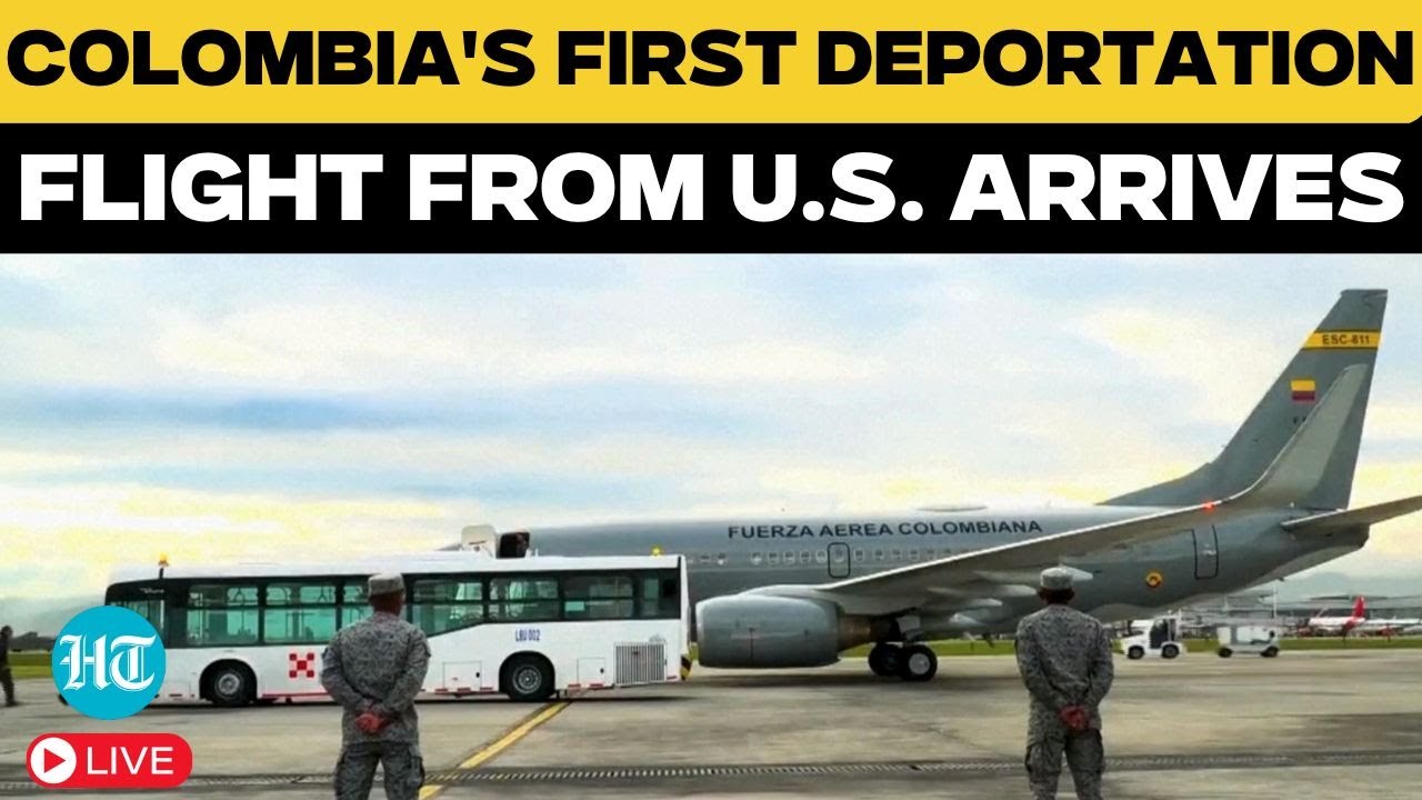 LIVE | Colombian Plane Brings Back Deportees After U.S. Showdown That Nearly Sparked Trade War