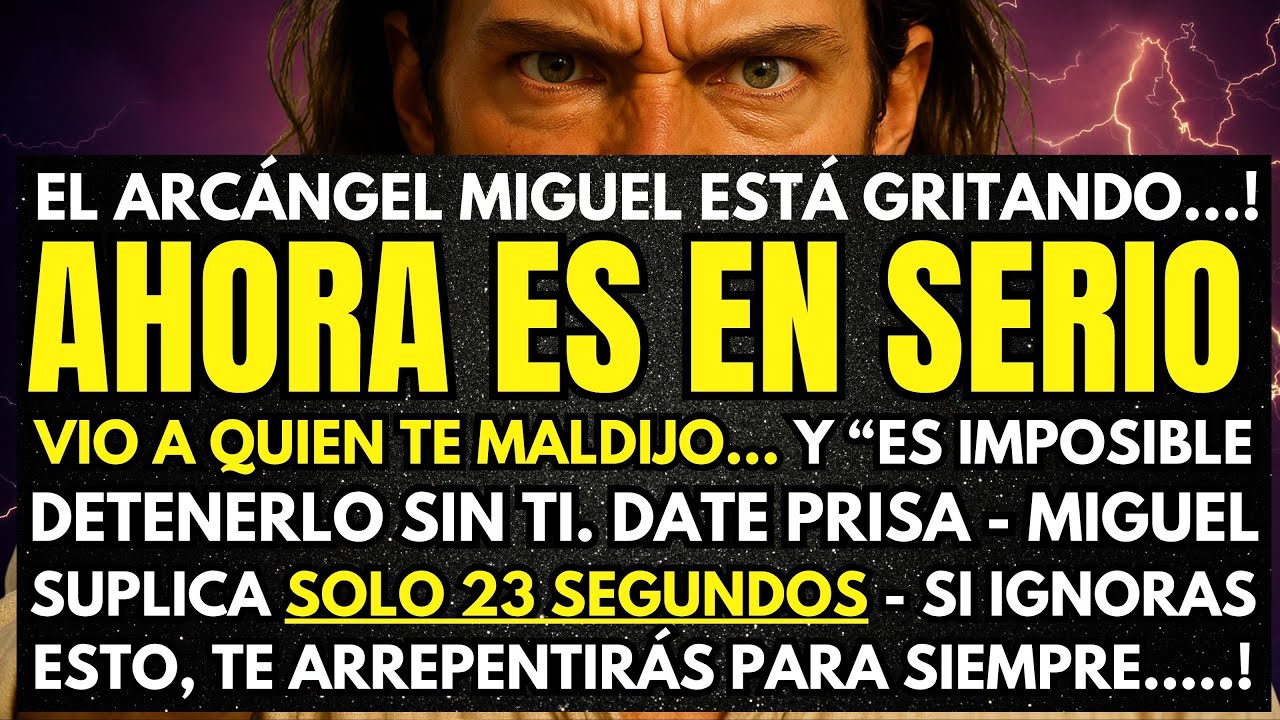 DIOS DICE: AHORA ES EN SERIO! VIO A QUIEN TE MALDIJO... Y ES IMPOSIBLE DETERNLO SIN TI...