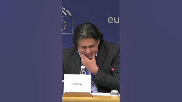 Deutsch Tomi SHOCKOL in dö európien parlaiment