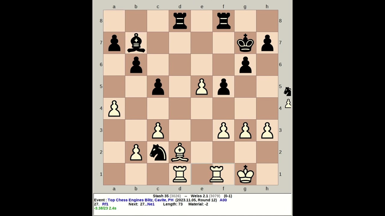 Chess engine: Stash 34 (Windows and Linux) : u/ChessEngines