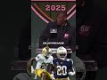 Bucs legend Simeon Rice welcomes Benjamin Morrison to the Krewe 👏 #buccaneers #notredame #nfldraft