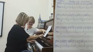 Урок 3 фортепиано для продолжающих взрослых. Бетховен 