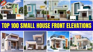 Modern New 100 Small House Front Elevation Designs | Ground Floor Front Elevation #smallhousedesign