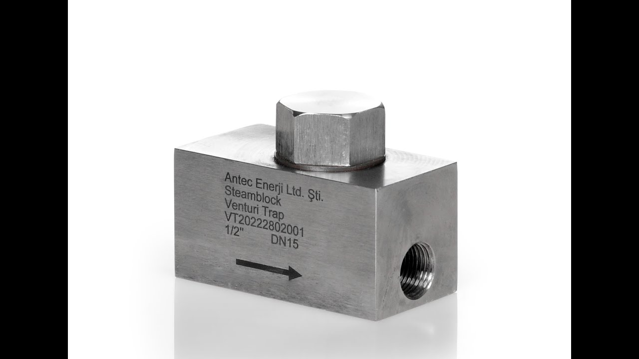 Venturi Kondenstop Ana buhar hattı Antec Enerji www steamblock com tr