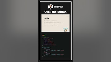 Click the Button - HTML and CSS 🔥