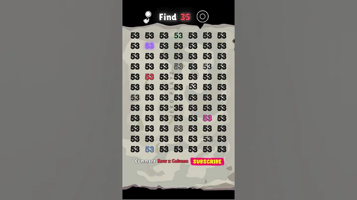 Spot the number challenge | BOOST your focus #shorts #maths #puzzles #gk #shorts #viral
