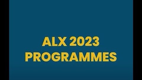 ALX Tech Programmes Instructions & Requirements for Registration