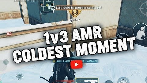 1V3 AMR COLDEST MOMENT BGMI 🥶 | WOW CREATION CODE 10567 #battlegroundsmobileindia #bgmi #bgmishorts