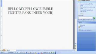 RUMBLE FIGHTER PROBLEM.wmv