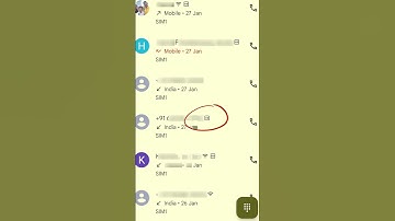 Why does it show HD and WIFi Icon in call history? #shorts #facts #awarness #viral #trending