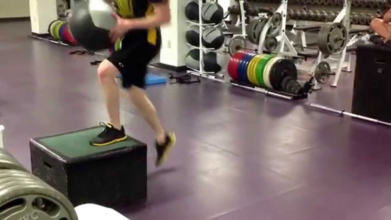 Medball Lateral Jump Into Box Jump YouTube