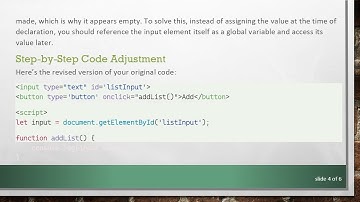 Understanding Global Variables in JavaScript: How to Console Input Field Values