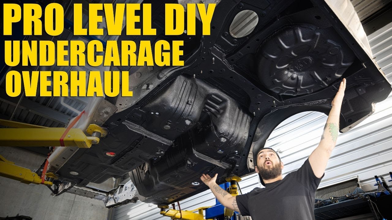 Building a Mazda RX7 EP. 4 Pro Level DIY Undercoating YouTube