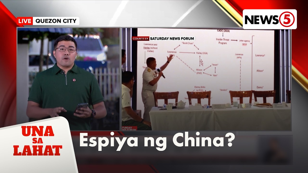 Modus sa pang-eespiya ng ilang Pinoy para sa China, isiniwalat ng AFP | Una Sa Lahat