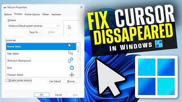 FIX Mouse Cursor DISSAPEARED in Windows 11 10 | Not Showing