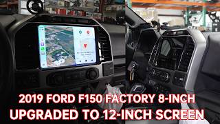 #f150 #fordf150 2019 Ford F150: Factory 8-inch screen upgraded to 12-inch screen