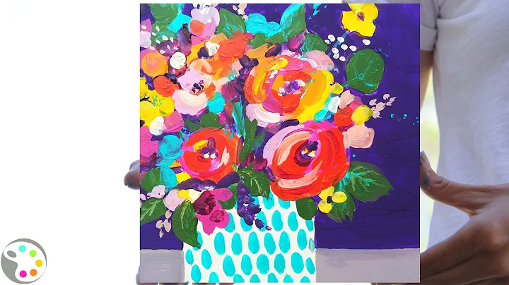 How to Paint Flowers | Acrylic Painting Tutorial