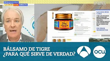 ¿Es bueno el bálsamo de tigre para el dolor de nervios?