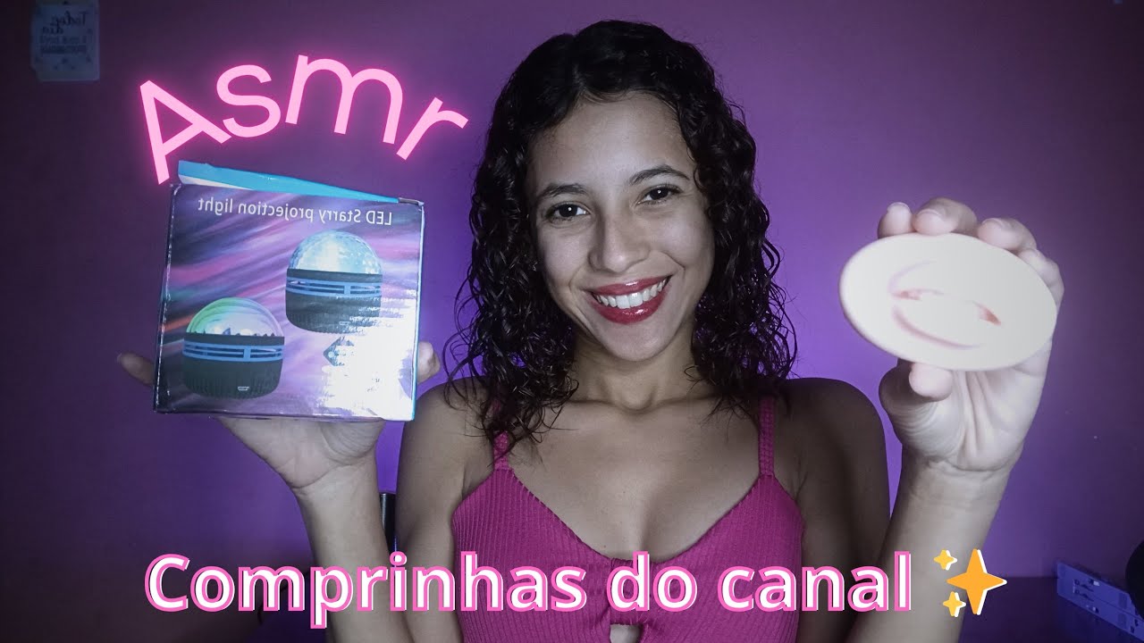 ASMR ✨ Minhas Novas Compras para o Canal. Sussurros, Sons Relaxantes & Unboxing