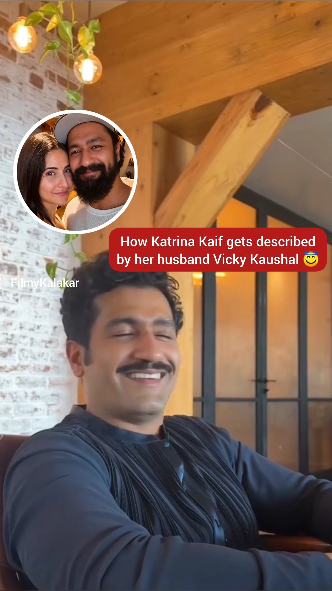 #katrinakaif gets the cheesiest tag from her dear husband #vickykaushal ❤️ #filmykalakar