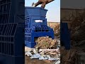 Your portable scrap metal shear for remote sites has arrived. No permanent foundation needed!