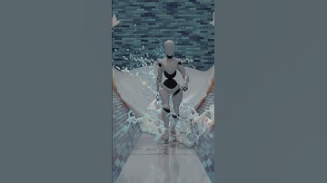 Flip Fluids slowmotion #fluidsim #blender3d #fluidsimulation #shorts