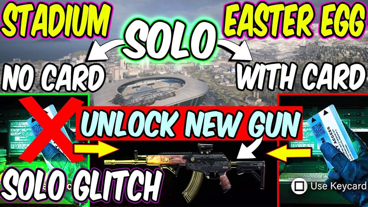 Modern Warfare Glitch HOW to SOLO Unlock STADIUM EASTER EGG Solo Glitch
