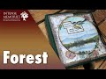 Forest | Scrapbook mini album walkthrough | Scrapbook pad from Stamperia | #305