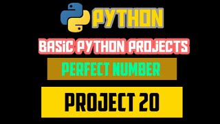 Perfect number project in python 🔥 // python projects #coding #python