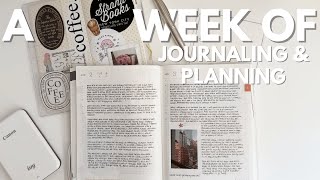 An ENTIRE Week of Journaling and Planning | Beginner Tips, Journal With Me, & Stationery Favorites