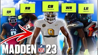 *NEW* BEST BUILD IN THE GAME! TOP 5 BUILDS IN MADDEN 23 YARD! OMG! USE THESE NOW TO WIN GAMES NOW!