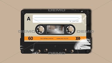 Retro Compact Cassette | with Alpha matte | DEMO