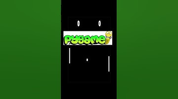 He Recreado Pong Usando Python