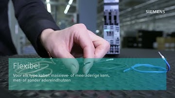 SIRIUS Veerklemtechniek, sterk, flexibel, veilig en snel