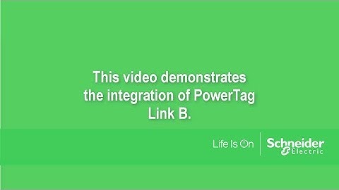 Ecoreach v2.9: Integration of the PowerTag LinkB