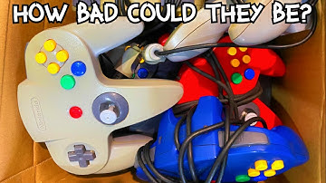 I bought broken N64 controllers...
