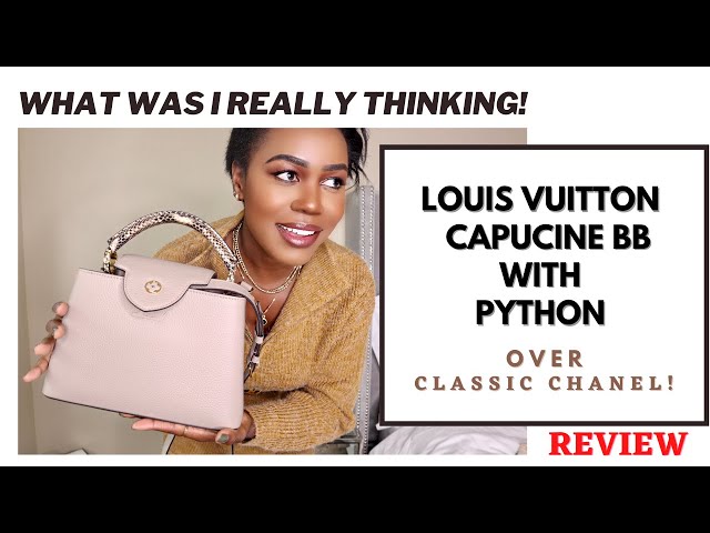 LV Capucine BB with Python Review/Care/Pros & Cons/Price! 