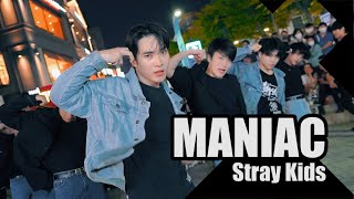 4X4화련무 Stray Kids 스트레이 키즈 - Maniac I 댄스커버 Dance Cover 4X4 홍대 Busking Kpop In Public