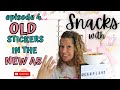 Snacks with SarPlans | Episode 4  | USE OLD STICKERS IN THE NEW A5 ERIN CONDREN AGENDA TIPS & TRICKS
