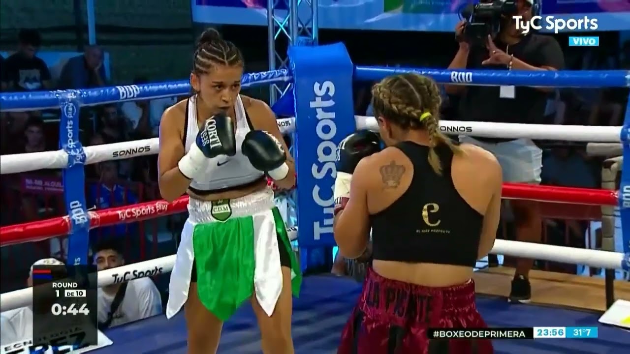 Sol Baumstarh vs. Belén Valdebenito - Boxeo de Primera - TyCSports