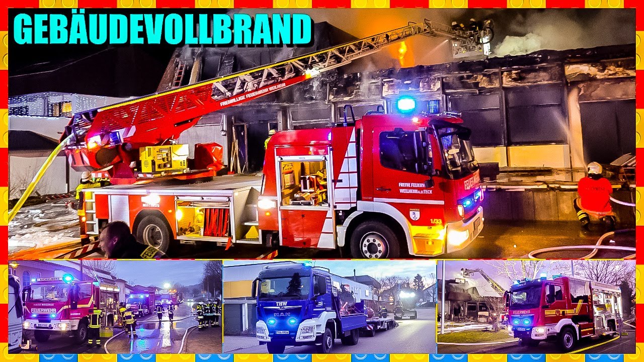 📍 Gebäudevollbrand beim 2. Einsatz 📍 Flammen bis zum Abriss 🔥 Großbrand  🚒 Feuerwehr  (Zell u. A.)